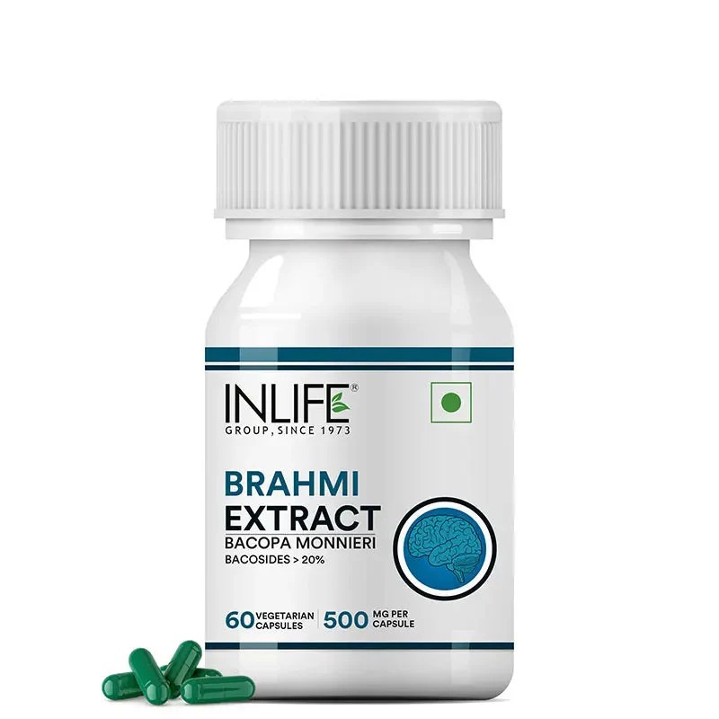 Inlife Brahmi Extract 60 Veg. Capsules