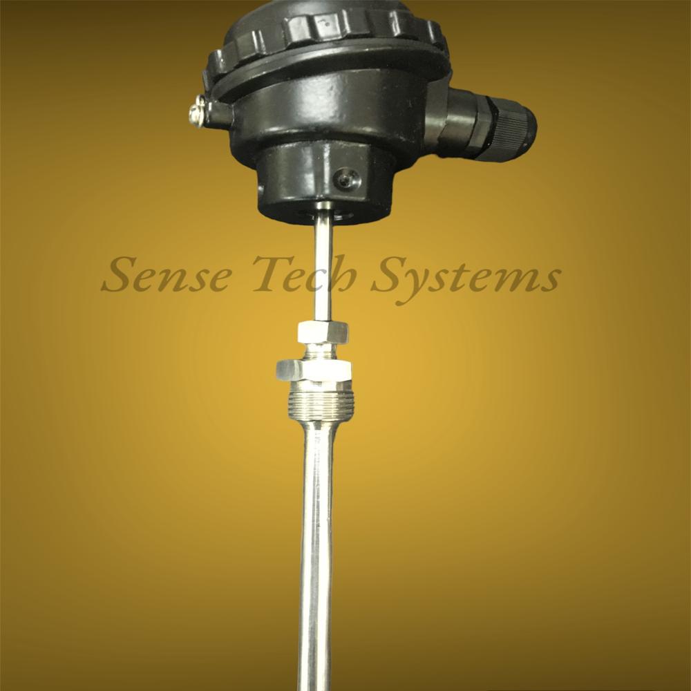 Weatherproof Head Type PT100 Sensor For Water and Oil Tank