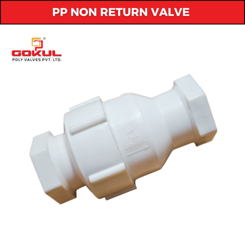 Pp Non Return Valve - Color: Black