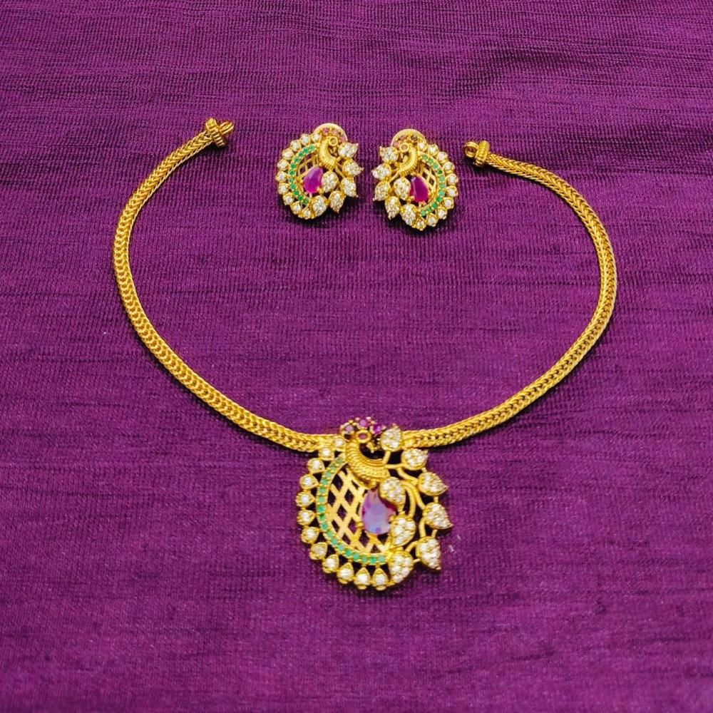 Swarna Mayura Ratna Necklace Set