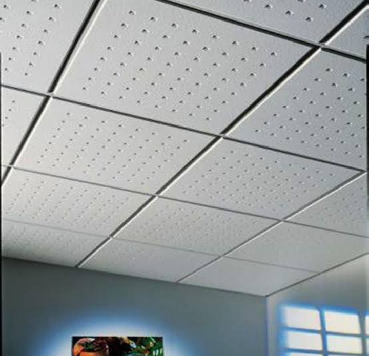 Cement Fiber False Ceiling Tiles - Color: Whites