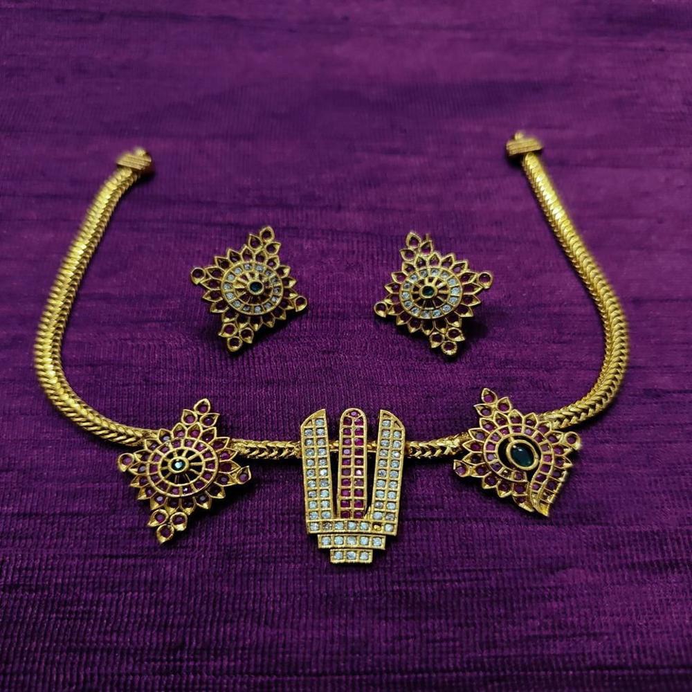 Swarna Triveni Chakra Necklace Set