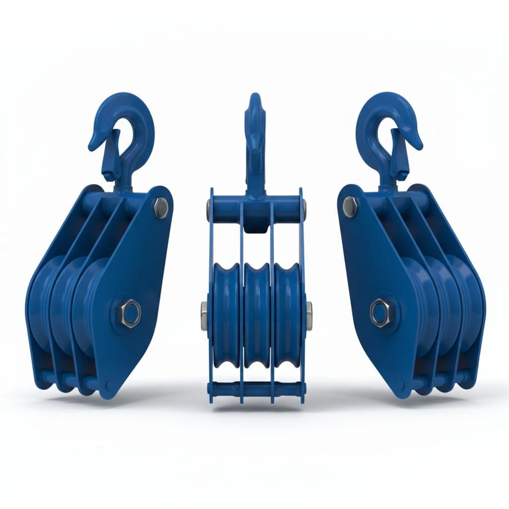 Triple Sheave Wire Rope Pulley