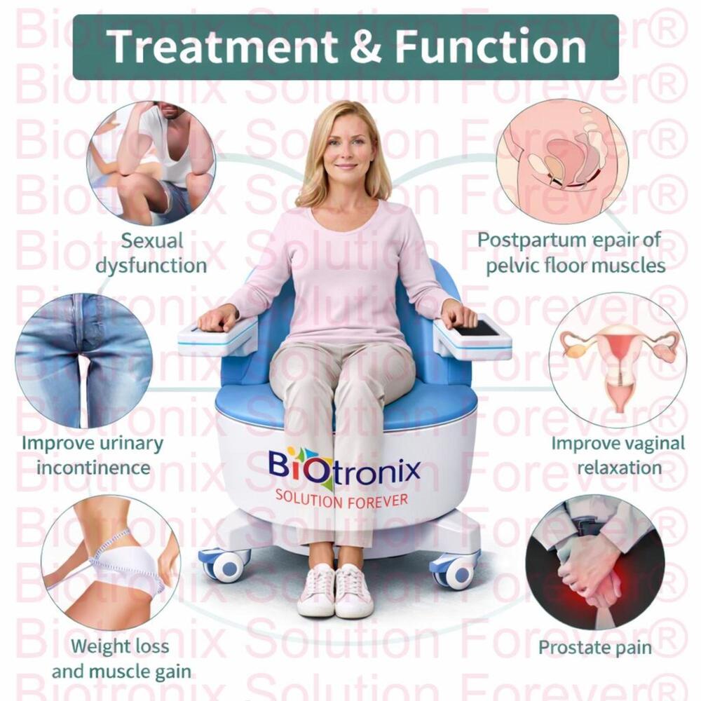 Digital Clinical Pelvic Muscle Conditioning Chair with Therapy Programs