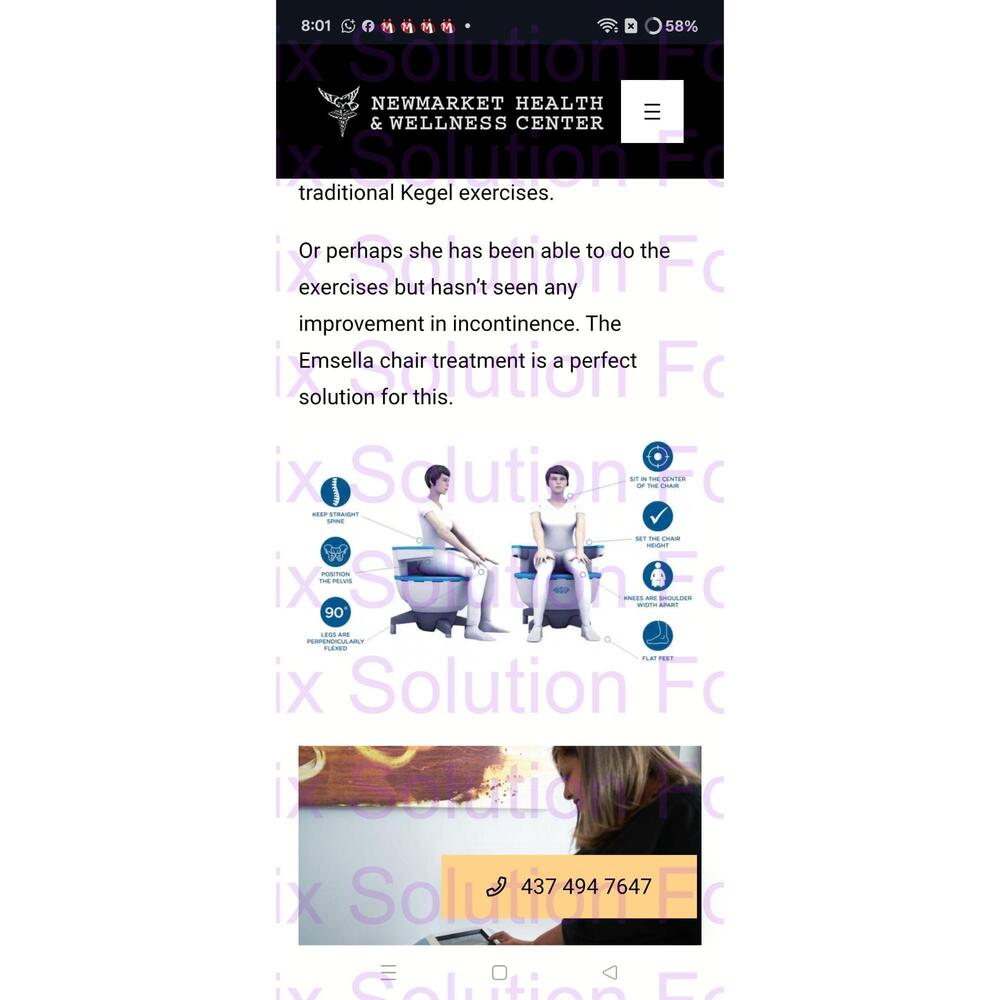 Professional Pelvic Muscle Rehabilitation Chair for Medical Facilities