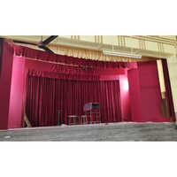 Stage Motorised Curtain - Color: Maroon