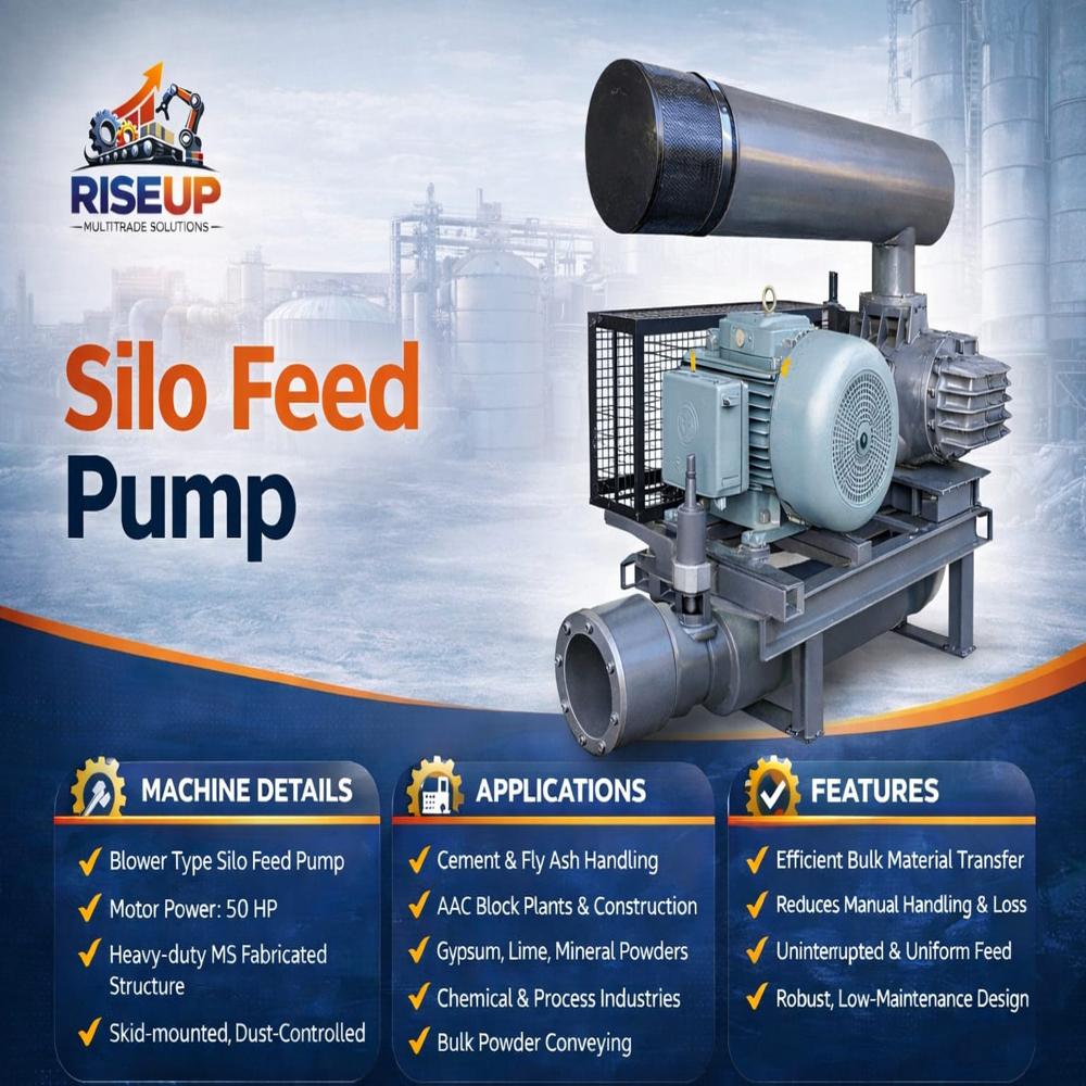 Silo Feed Pump - Belt Type: Na