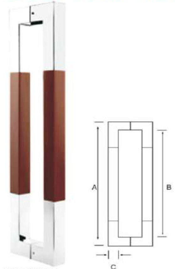 DDH-WSS-44 Door Handles