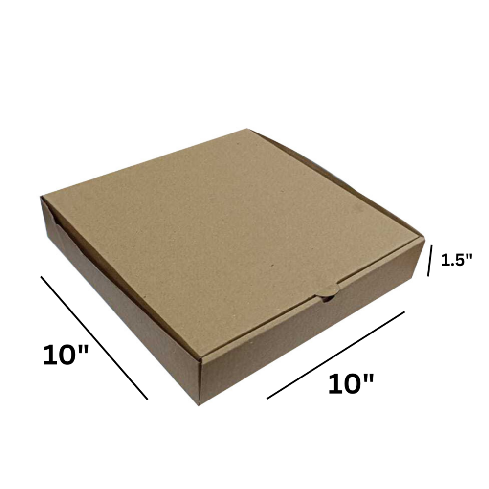 Single Wall 3 Ply Corrugated Kraft Box for Pizza Packaging