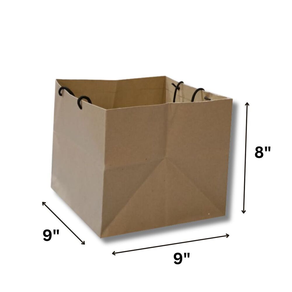 Half KG Brown Paper Bags for Cakes