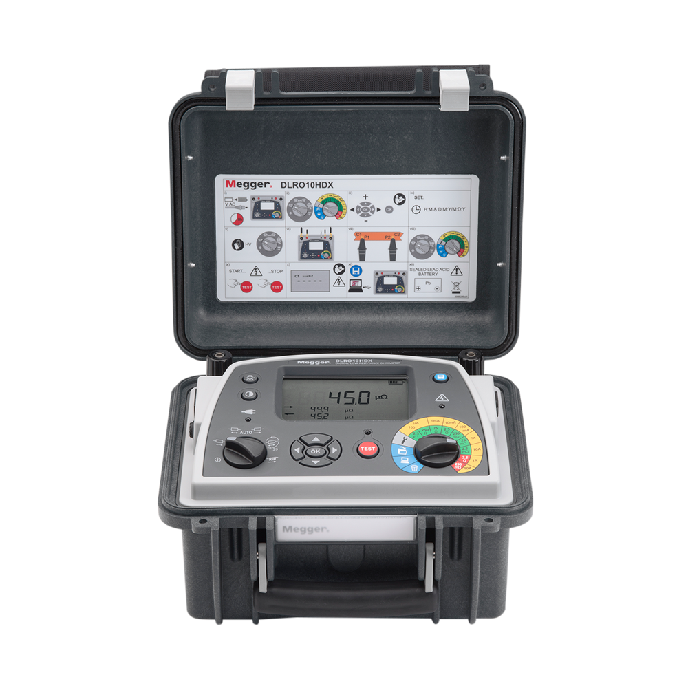 DLRO10HDX Low Resistance Ohmmeter