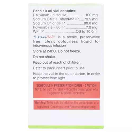 Rituxirel 100 mg Injection