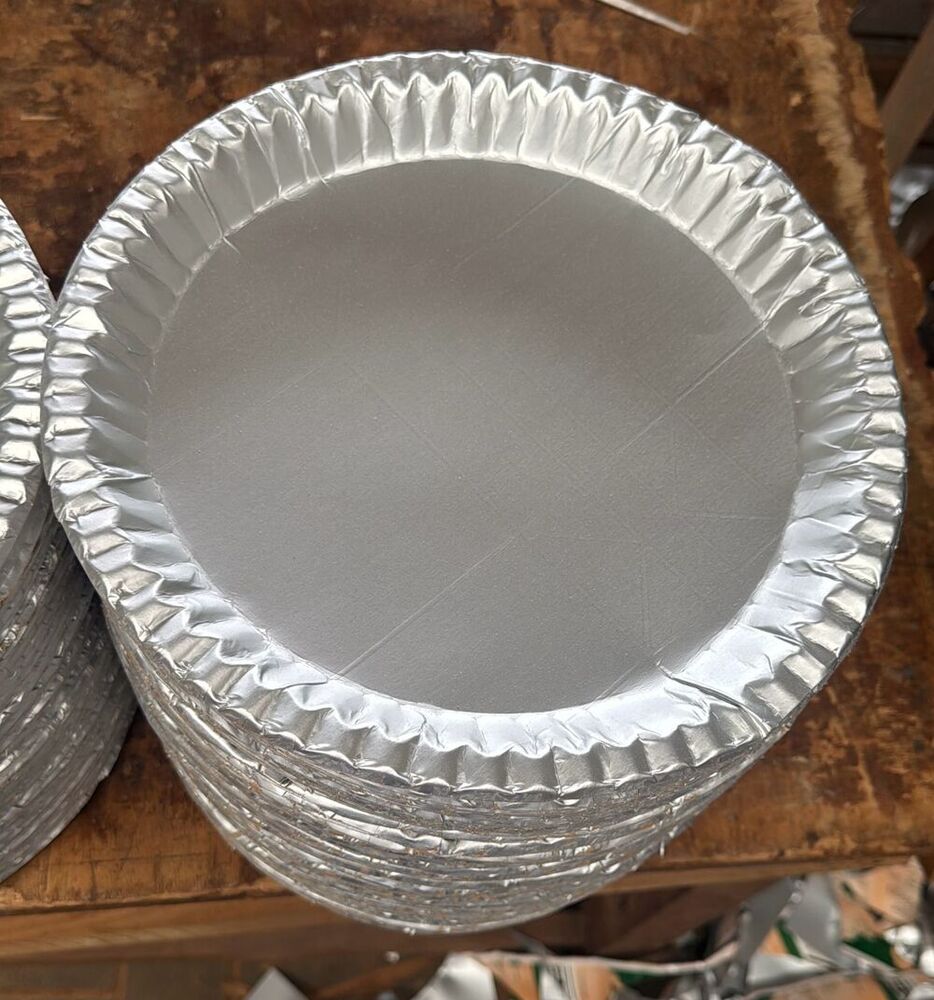 12inch Disposable Paper Plate - Color: White / Natural Off-white