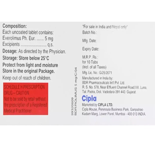 Rolimus 5 mg Tablet