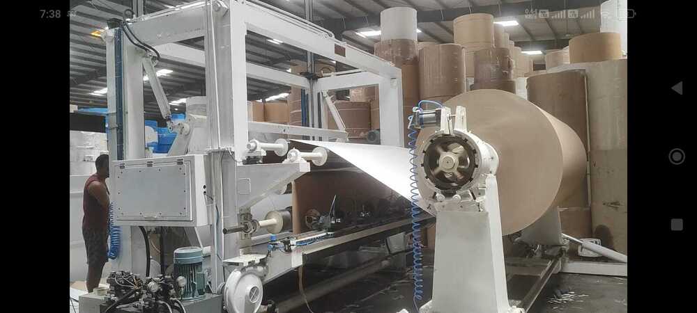 800 Mpm Two Drum Surface Doublle Motor Rewinder Machine