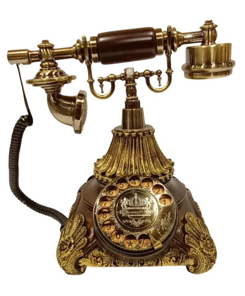 Antique Brass Telephone