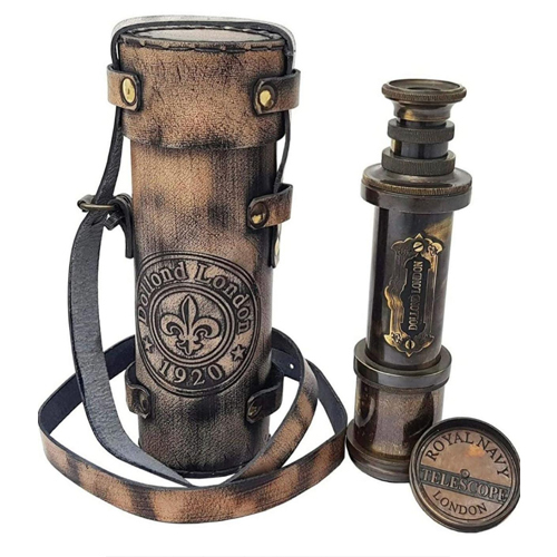 Antique Telescope - Color: Golden