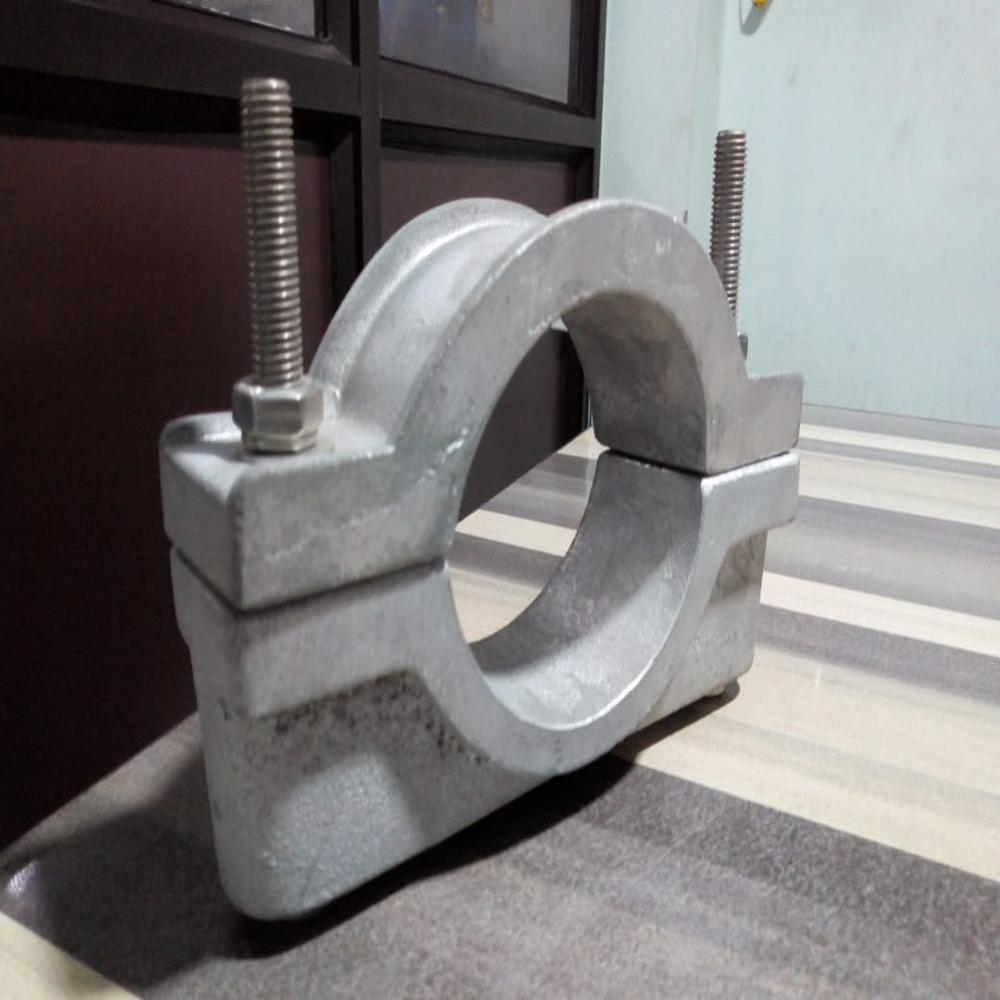 Aluminium Cable Holding Clamp - Color: Silver
