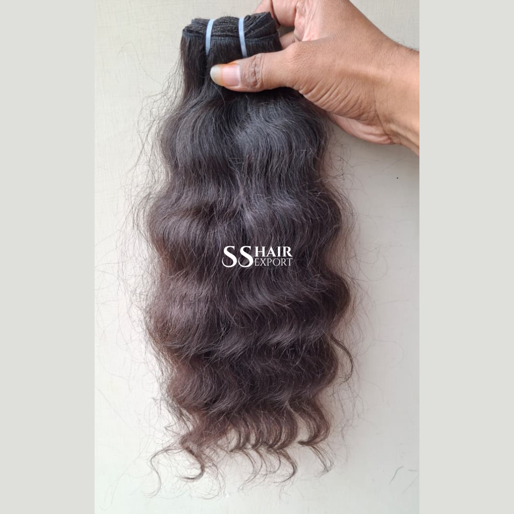 Sewn In Weave Weft Hair Extensions Human Hair Bundle 22inch 100gm Salon Ready