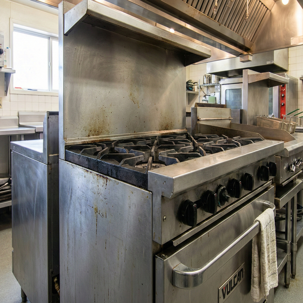 Four Burner Range With Oven