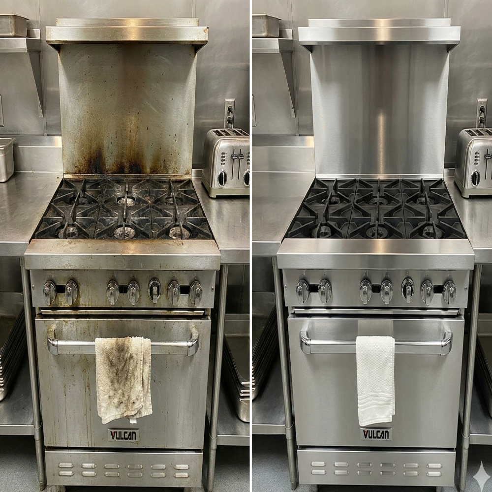 Four Burner Range With Oven