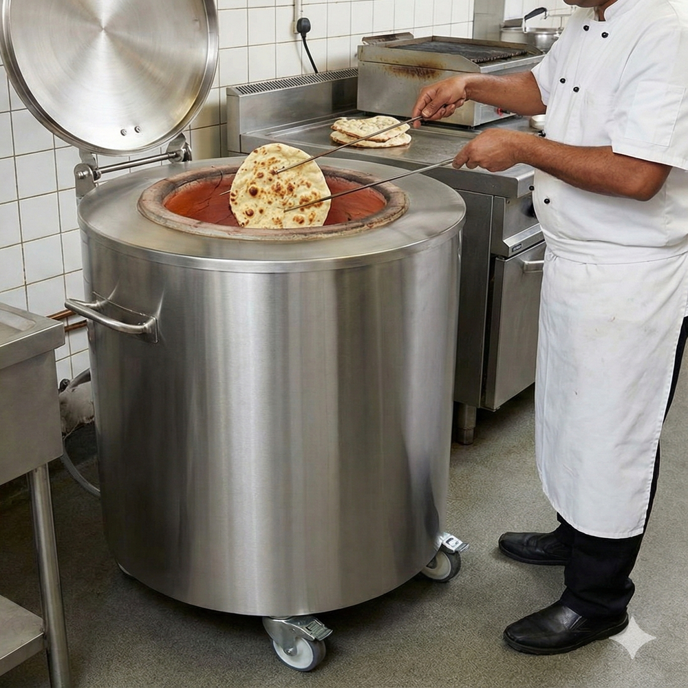 SS Round Tandoor