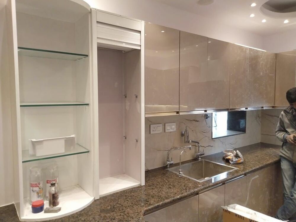 Pre Laminated Acrylic Kitchen