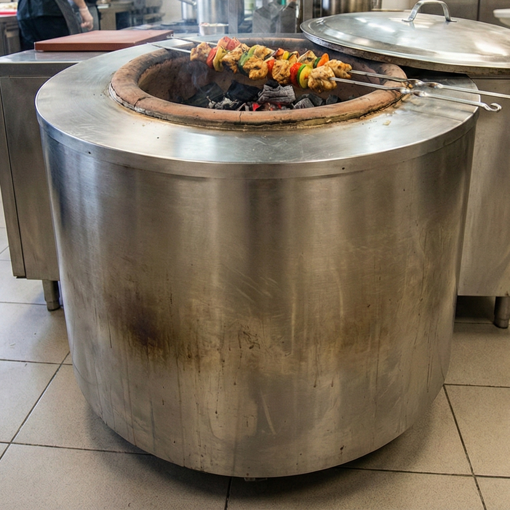 SS Round Tandoor