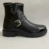 Ladies Leather Boots - Color: Black