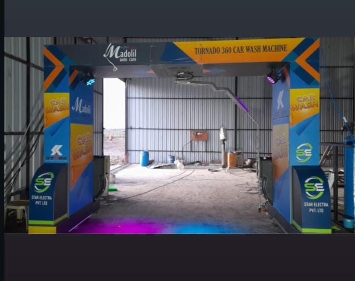 Semi Automatic Car Washing Machine - Material: Stainless Steel