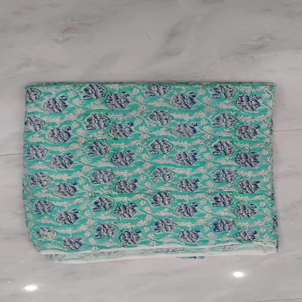Beautiful Hand Block Printed cotton Fabric