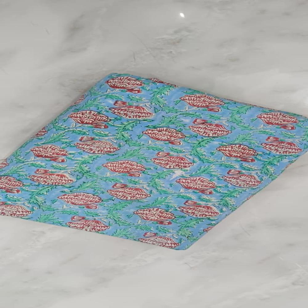 Beautiful Hand Block Printed cotton Fabric