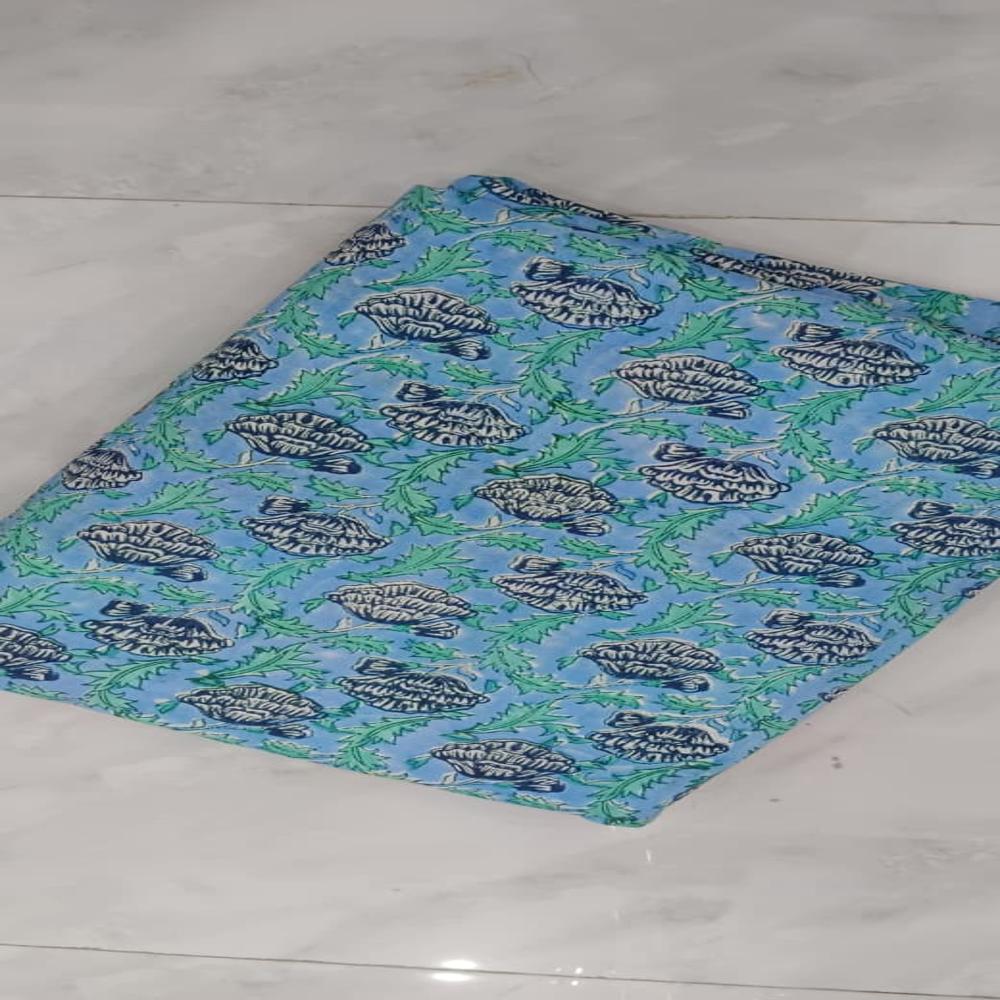 Beautiful Hand Block Printed cotton Fabric