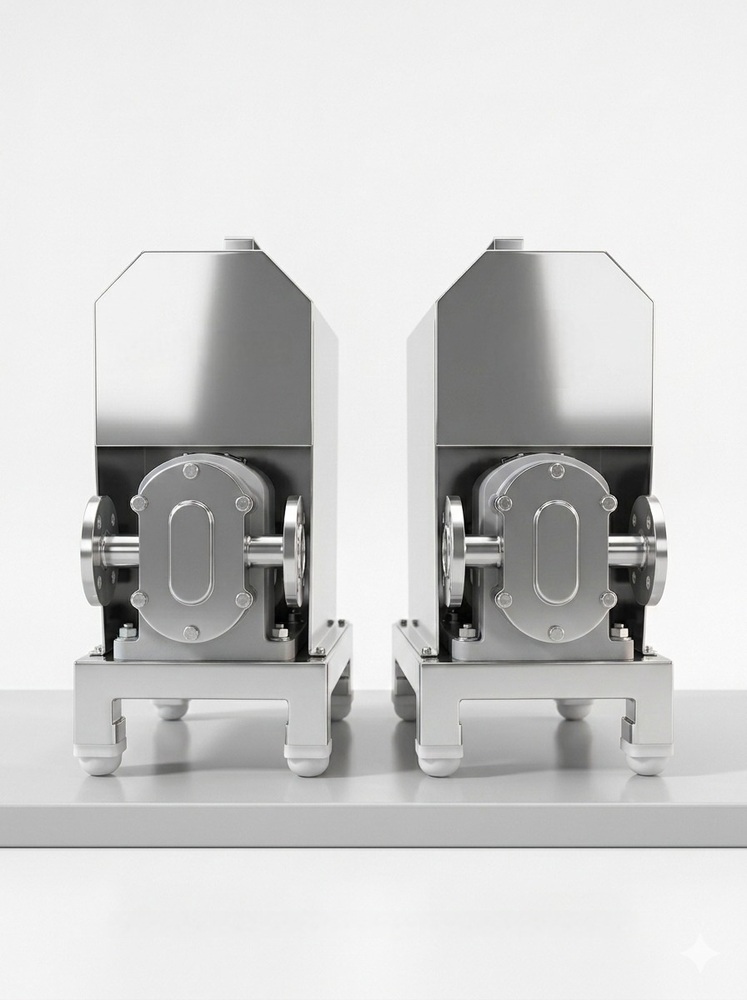 Horizontal Rotary Lobe Pump - Capacity: 75 M3/Hr