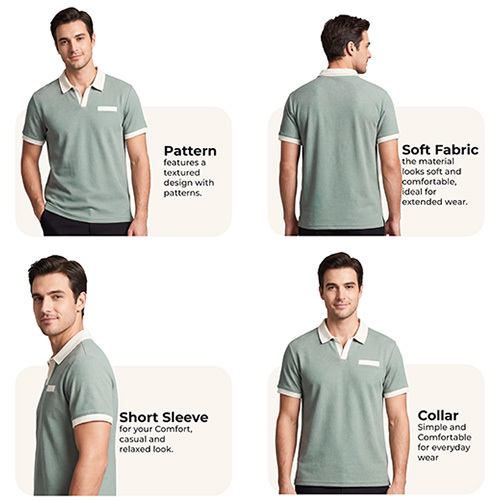 Mens Light Green T-Shirt