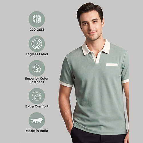 Mens Light Green T-Shirt