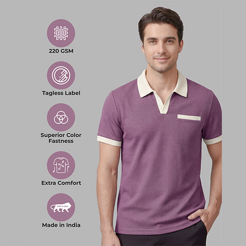 Mens Light Purple T-Shirt