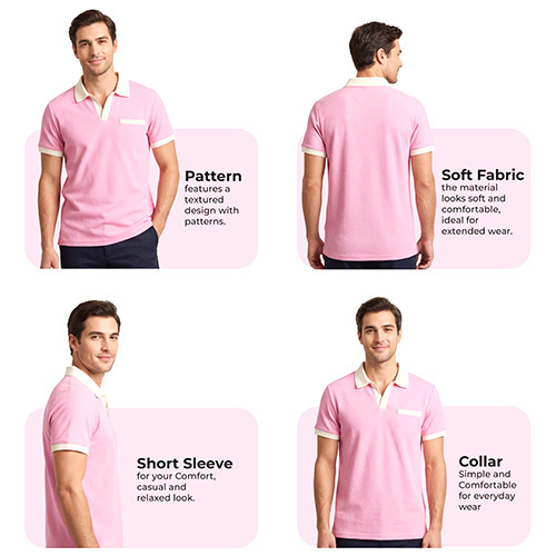 Mens Pink T-Shirt