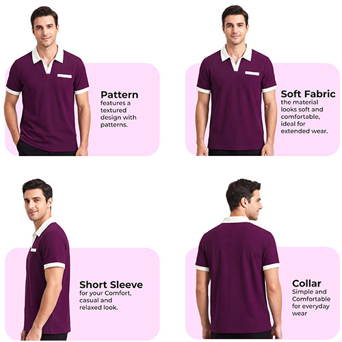 Mens Purple T-Shirt
