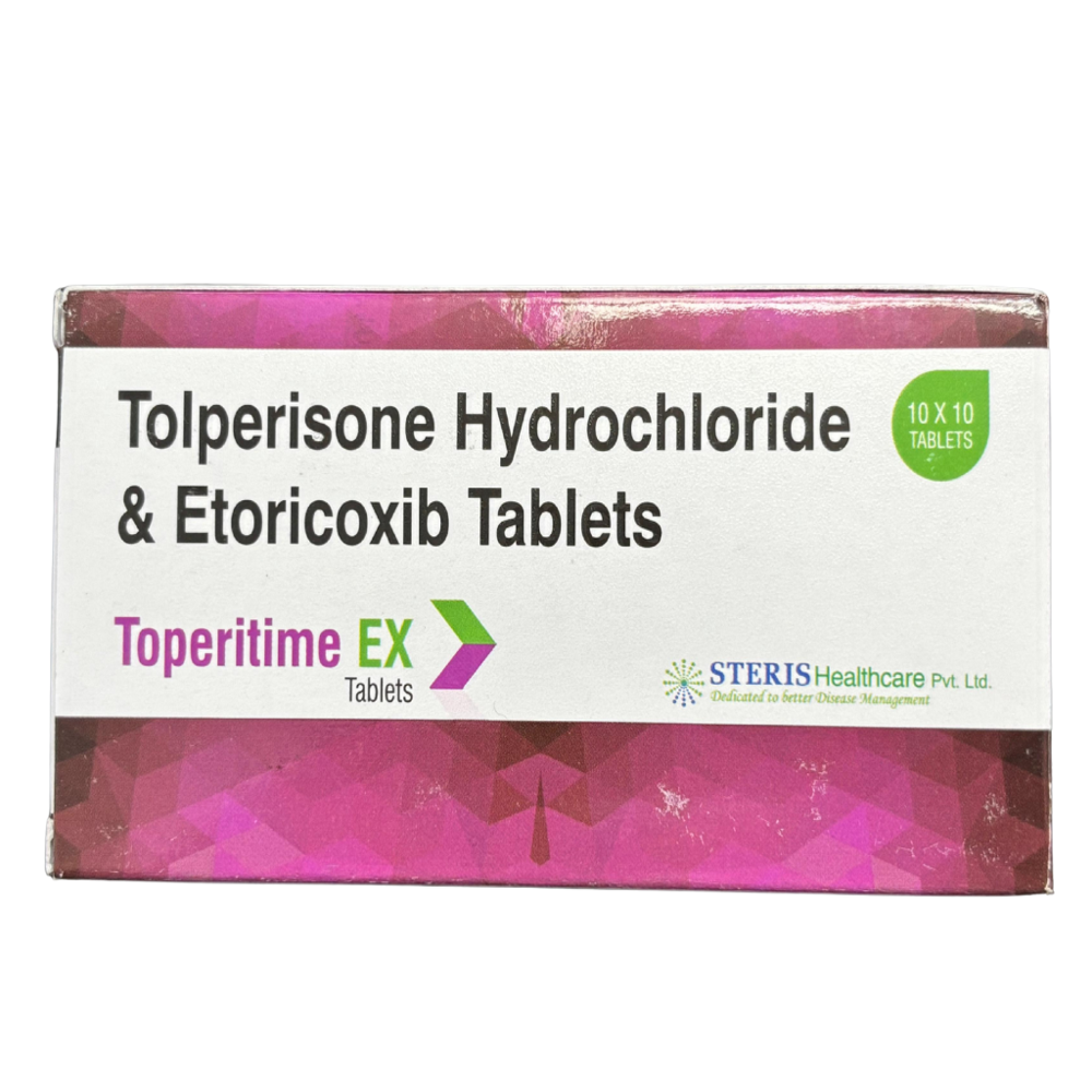 Tolperisone Hcl 150mg & Etoricoxib 60mg Tab