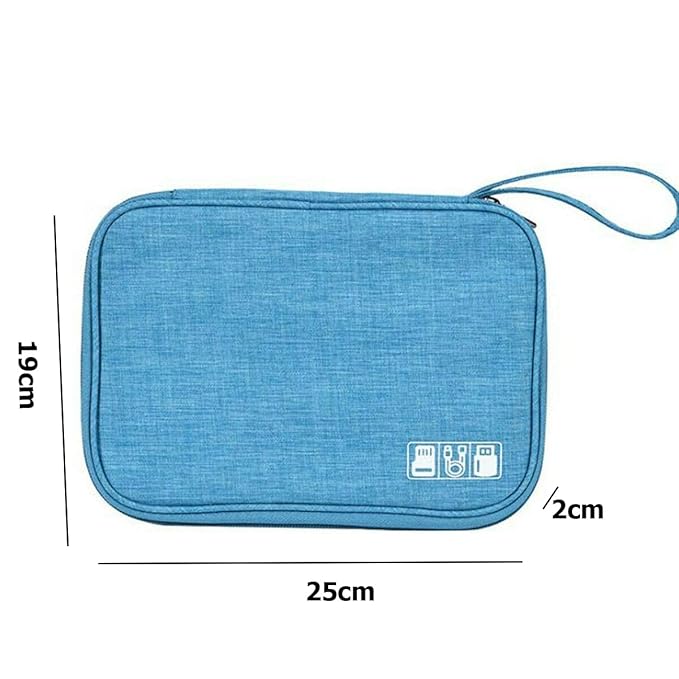 Travel Universal Cable Organizer Electronics Storage Bag Accessories Cases (Small)