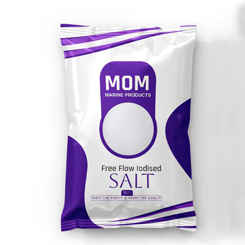 MOM Iodised Free Flow Salt 1 kg Pack