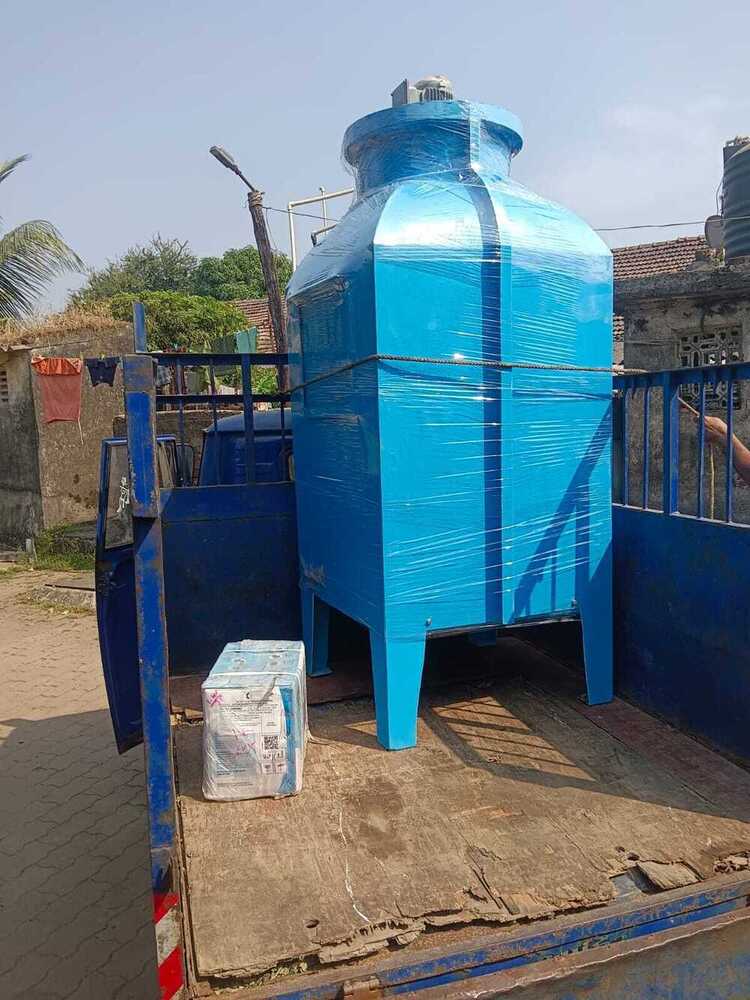 Industrial Water Cooling Tower - Color: Blue
