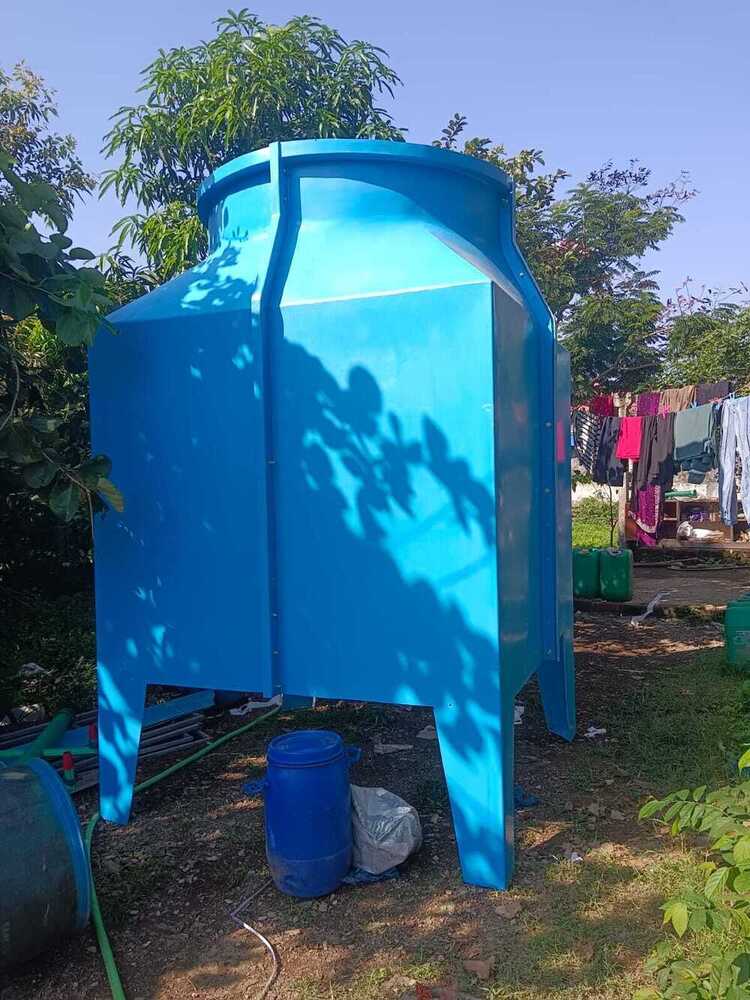 Industrial Water Cooling Tower - Color: Blue