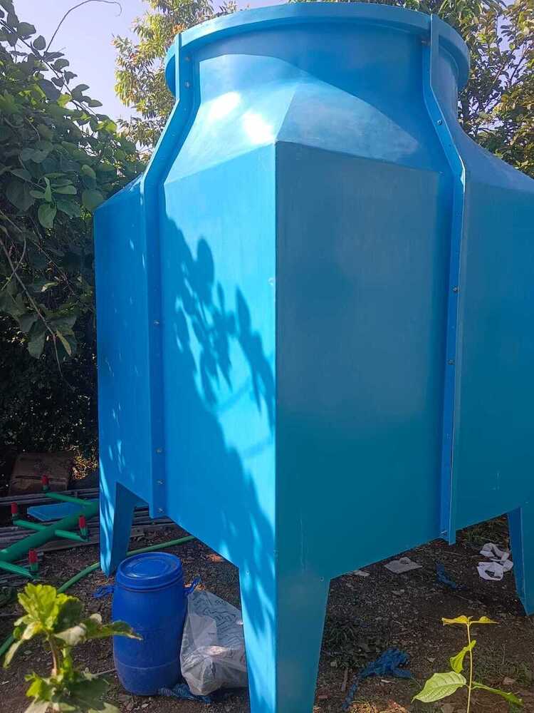 Industrial Water Cooling Tower - Color: Blue