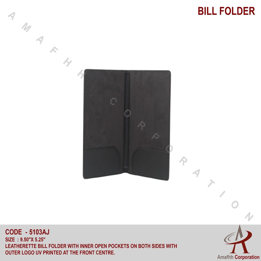 LEATHERETTE BILL FOLDER