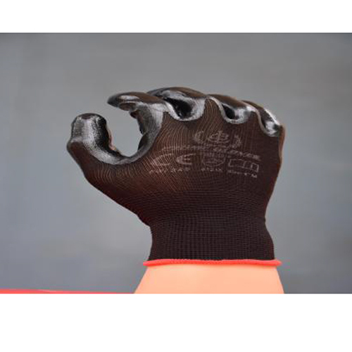 Pgi225 Black Nitrile Coated Hand Gloves - Feature: High Quality