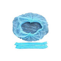 Non Woven Safety Hair Cap - Color: Blue