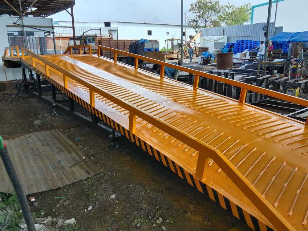 Mobile Dock Ramp - Features: Heavy-Duty Steel Construction