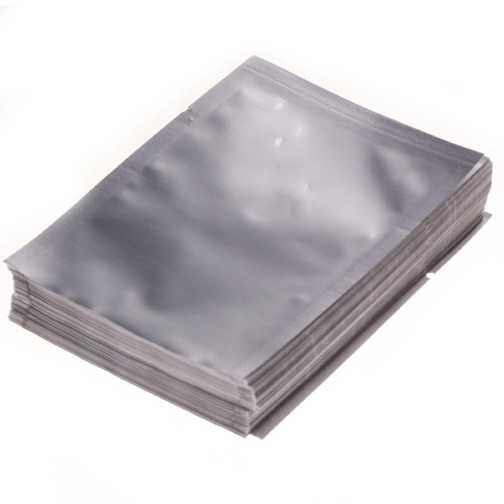 Vacuum PP Pouches One Side Transparent & One Side Sliver
